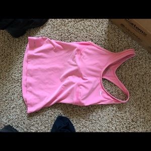 Pink workout top Nike